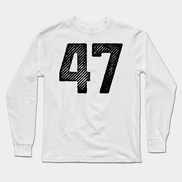 Forty Seven 47 Long Sleeve T-Shirt by colorsplash